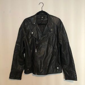 H&M Men’s Faux Leather Jacket